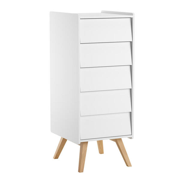 Chiffonnier Vintage - Blanc/chêne - VOX