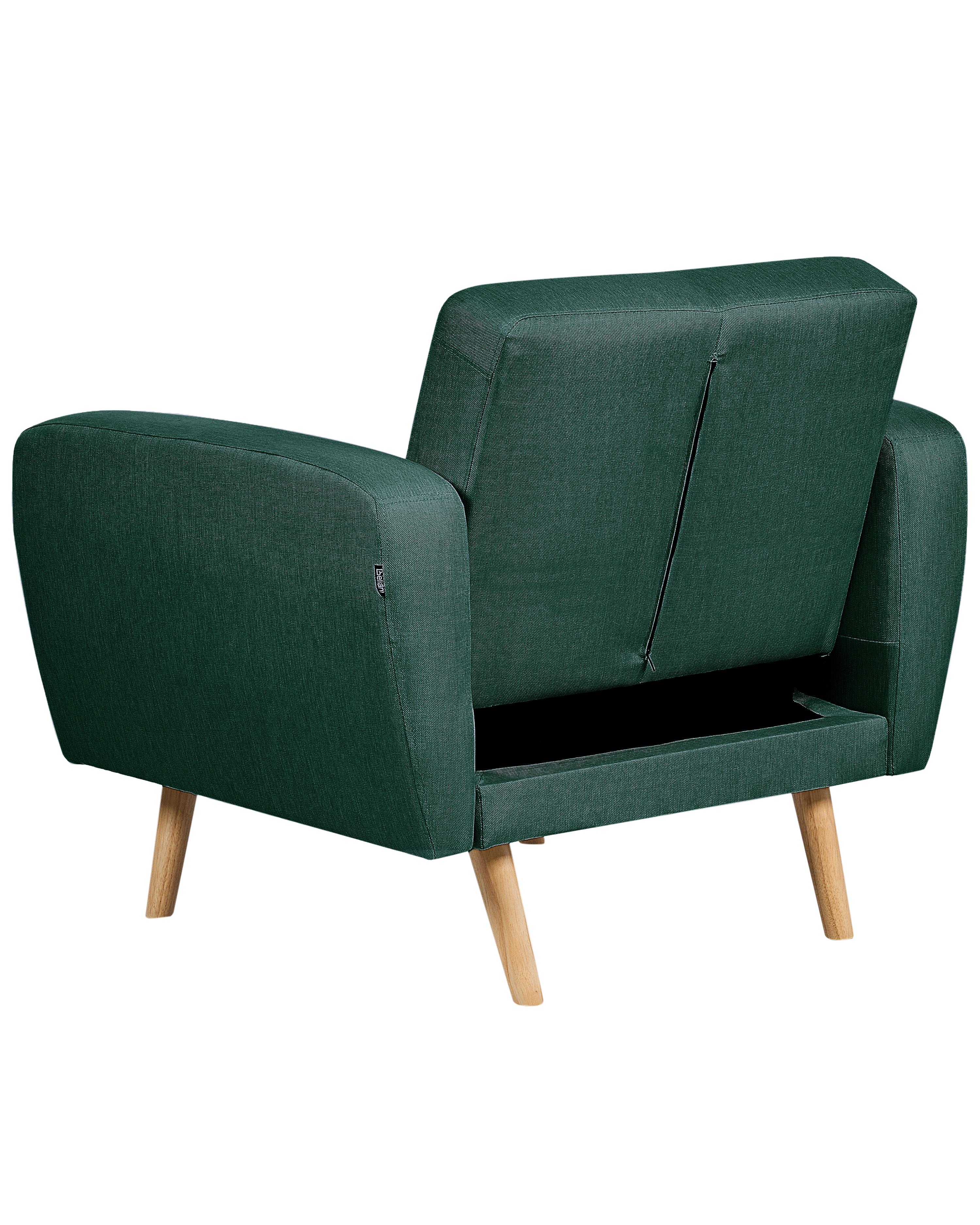 Fauteuil FLORLI Stof Donkergroen