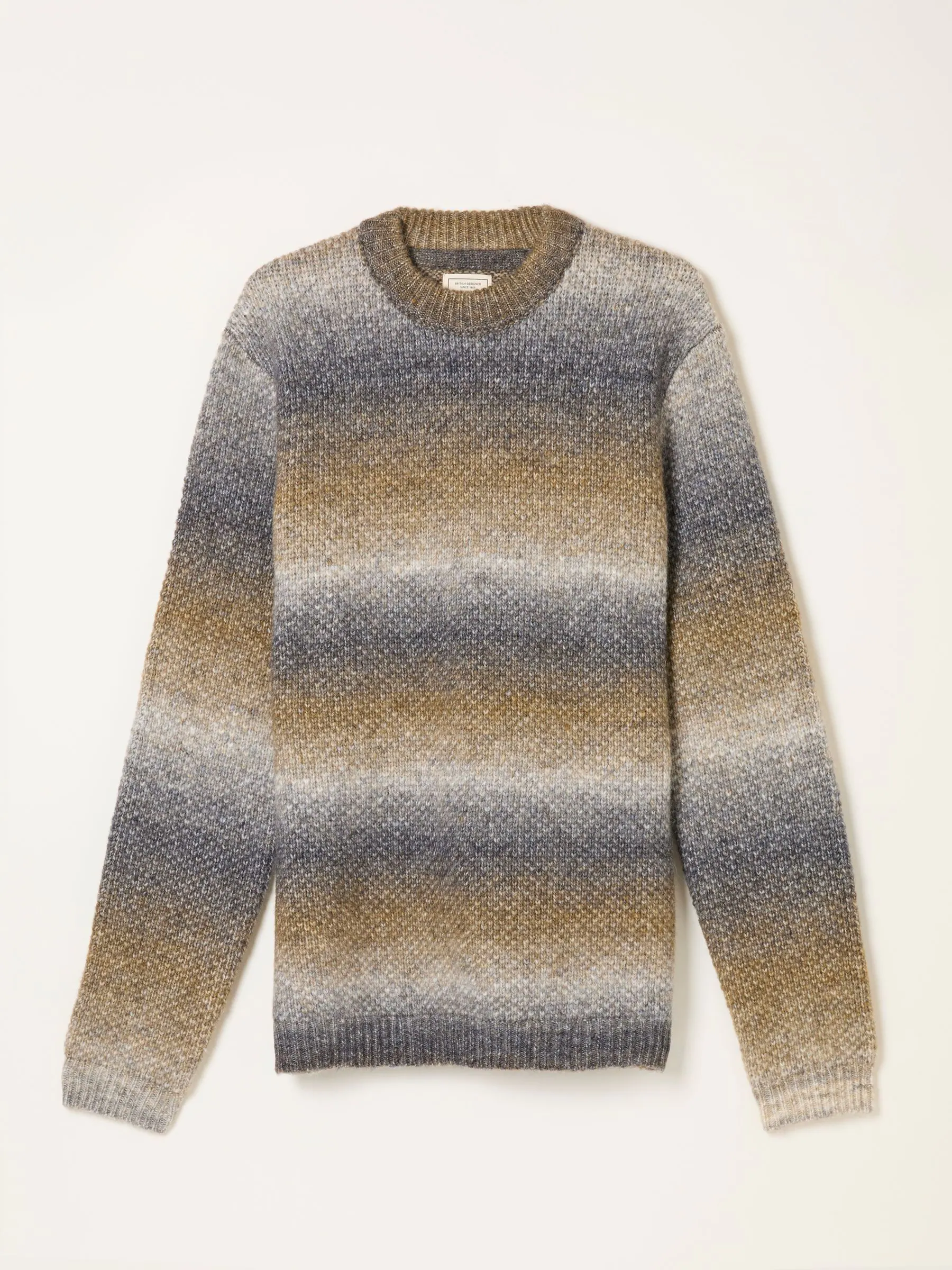 FatFace Ombre Knitted Crew Jumper