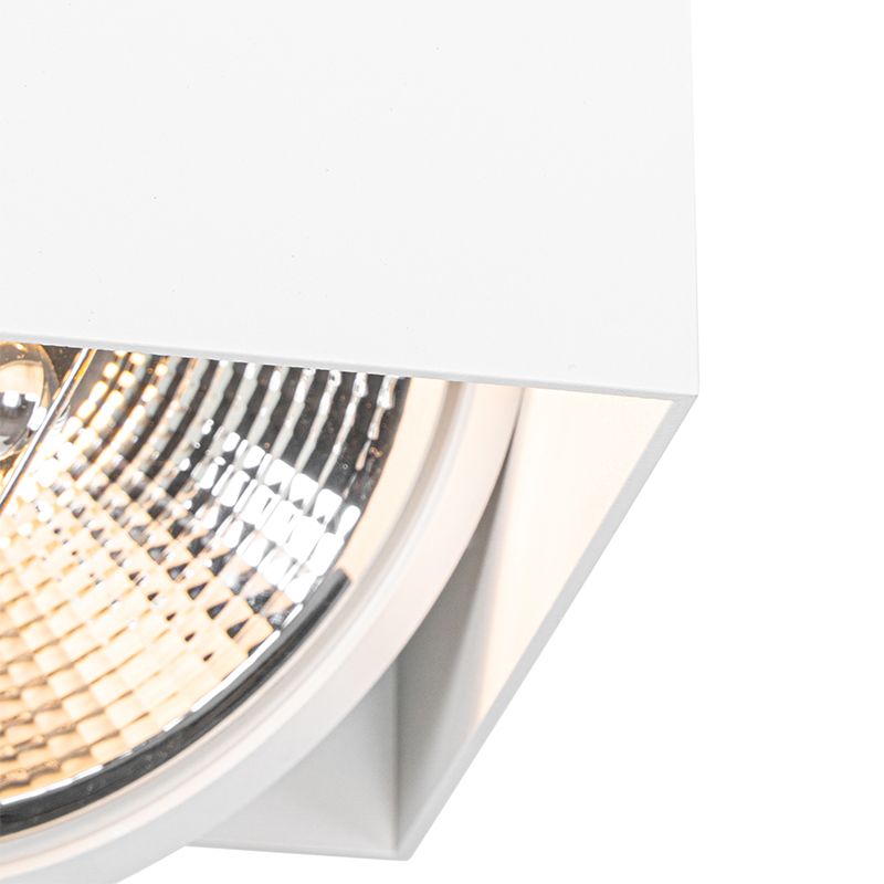 Smart spot wit rechthoekig 2-lichts incl. 2 Wifi GU10 111mm - Box