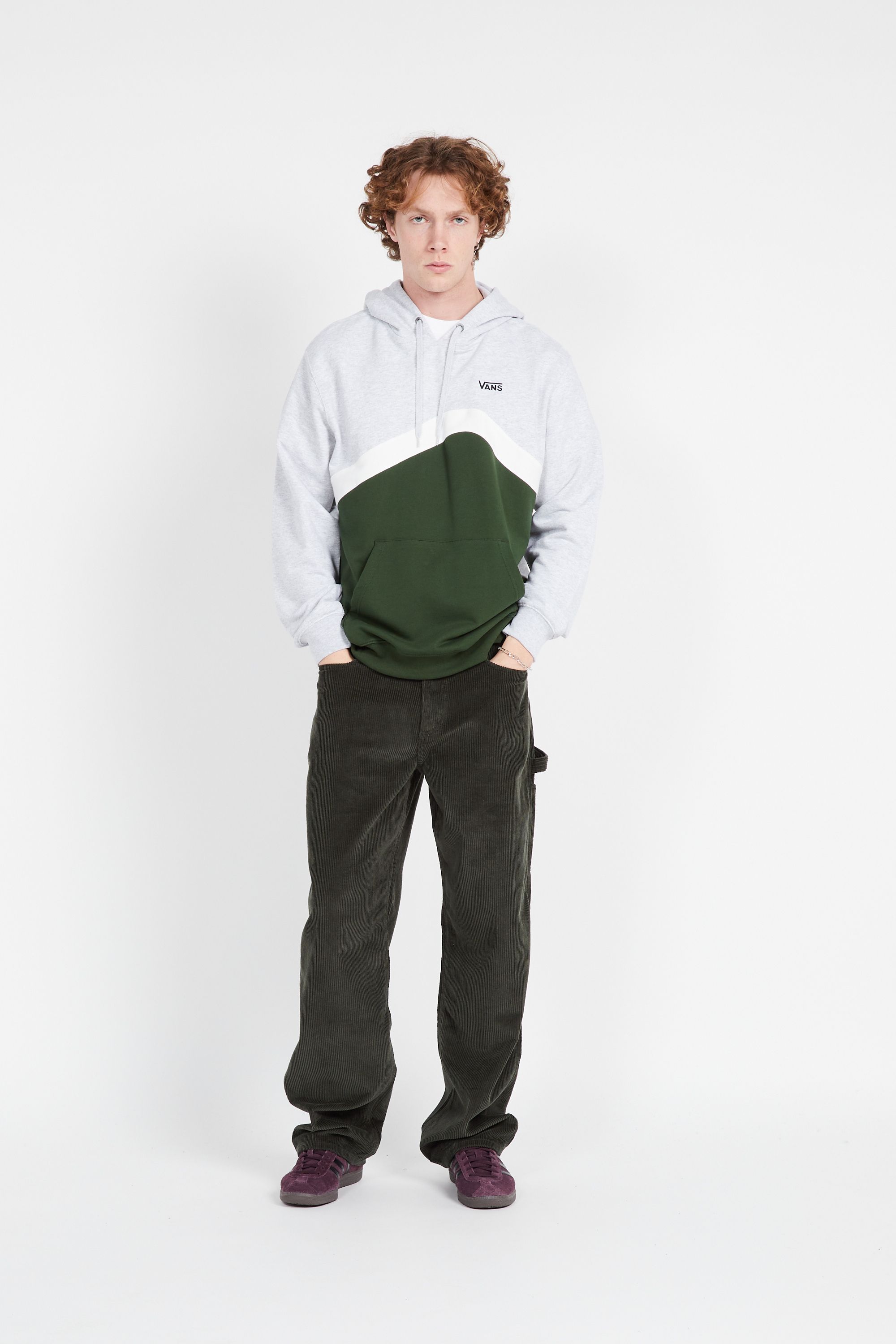 VANS Hoodie SIDESTRIPE BLOCK PO MOUNTAINVIEW/LG Multicolore