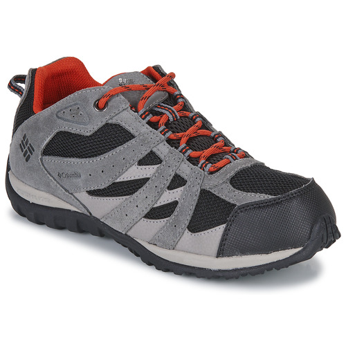 Columbia - YOUTH REDMOND WATERPROOF - Gris / Noir / Rouge