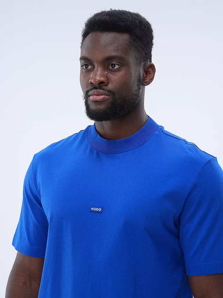 HUGO T-Shirt NIEROS blau
