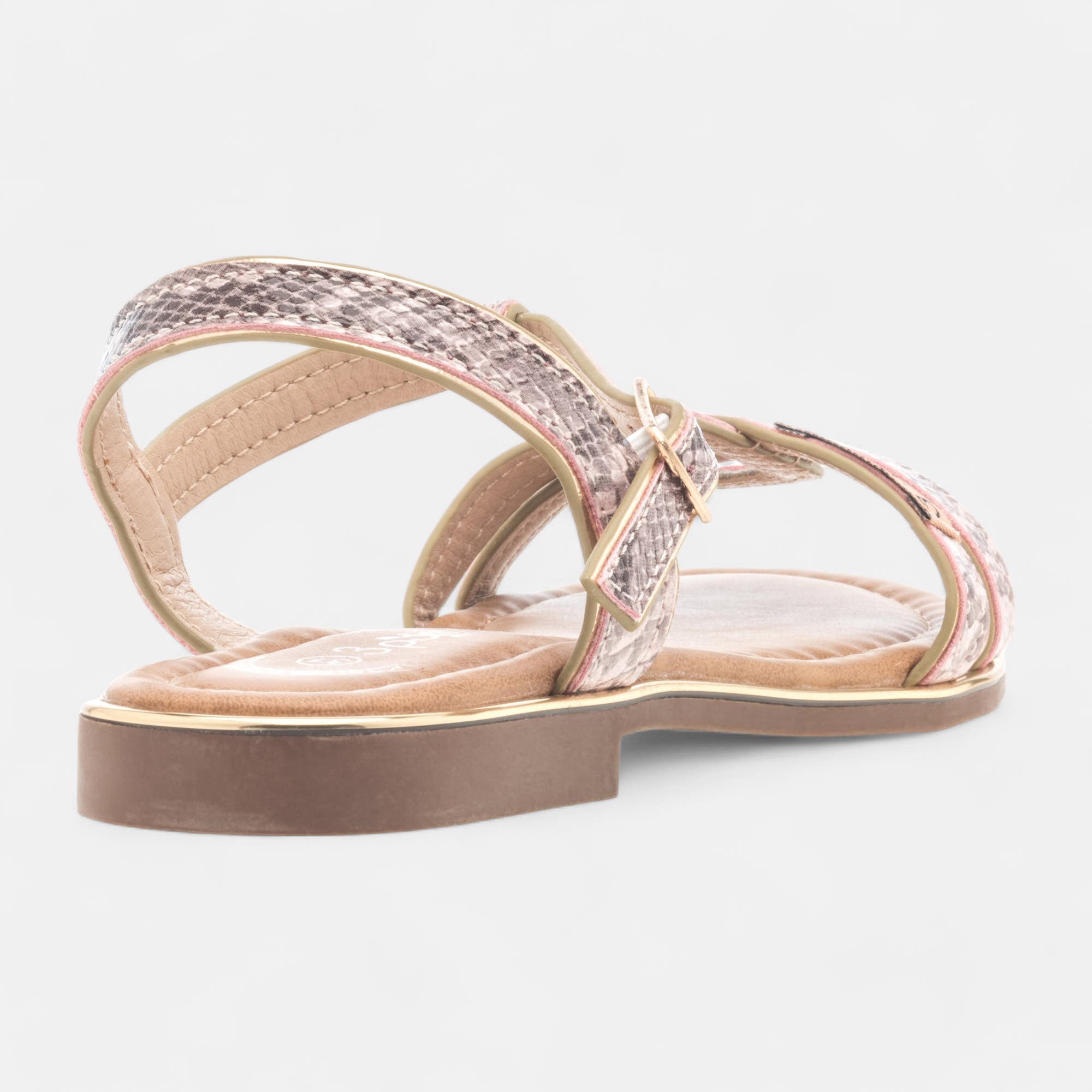 Nu-pieds Fille rose