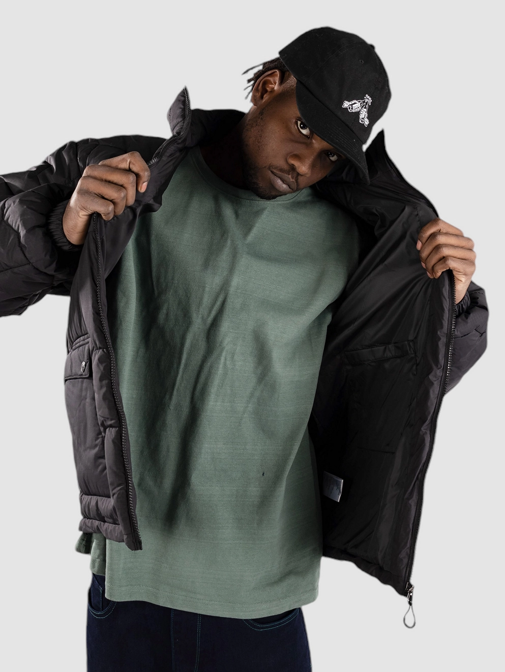 Homeboy Paver Puffy Jacket black