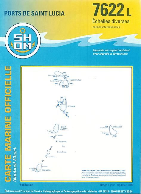 EPSHOM - 7622L PORTS DE SAINT LUCIA