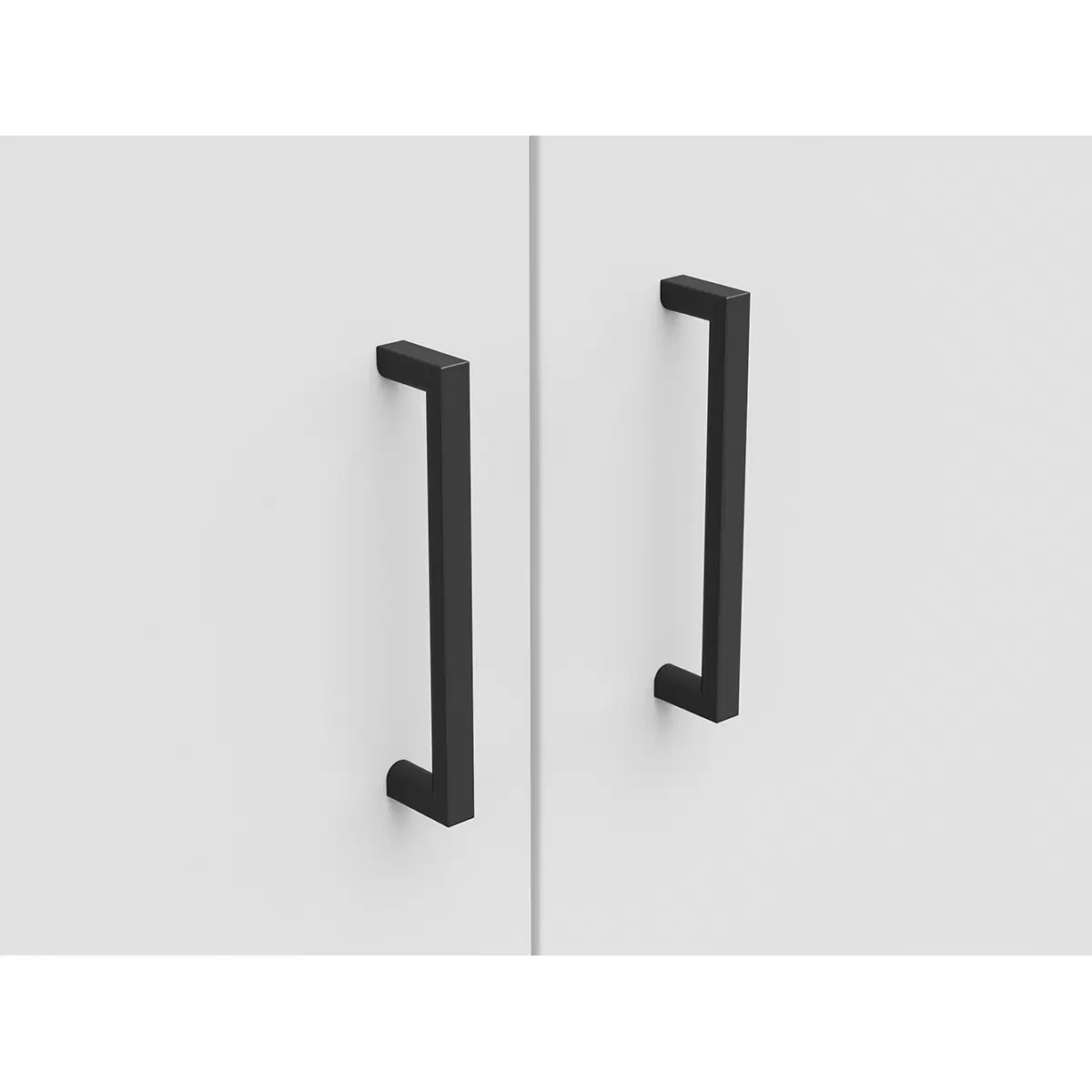 Drehtürenschrank 2T Cabinet weiss
