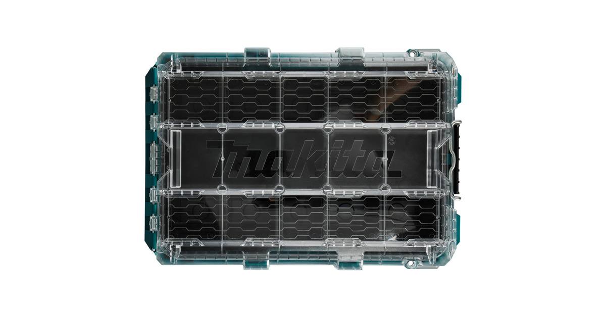 MakitaMaktrak Organizer Medium P-91045 gereedschapsbox  (Blauw/zwart)