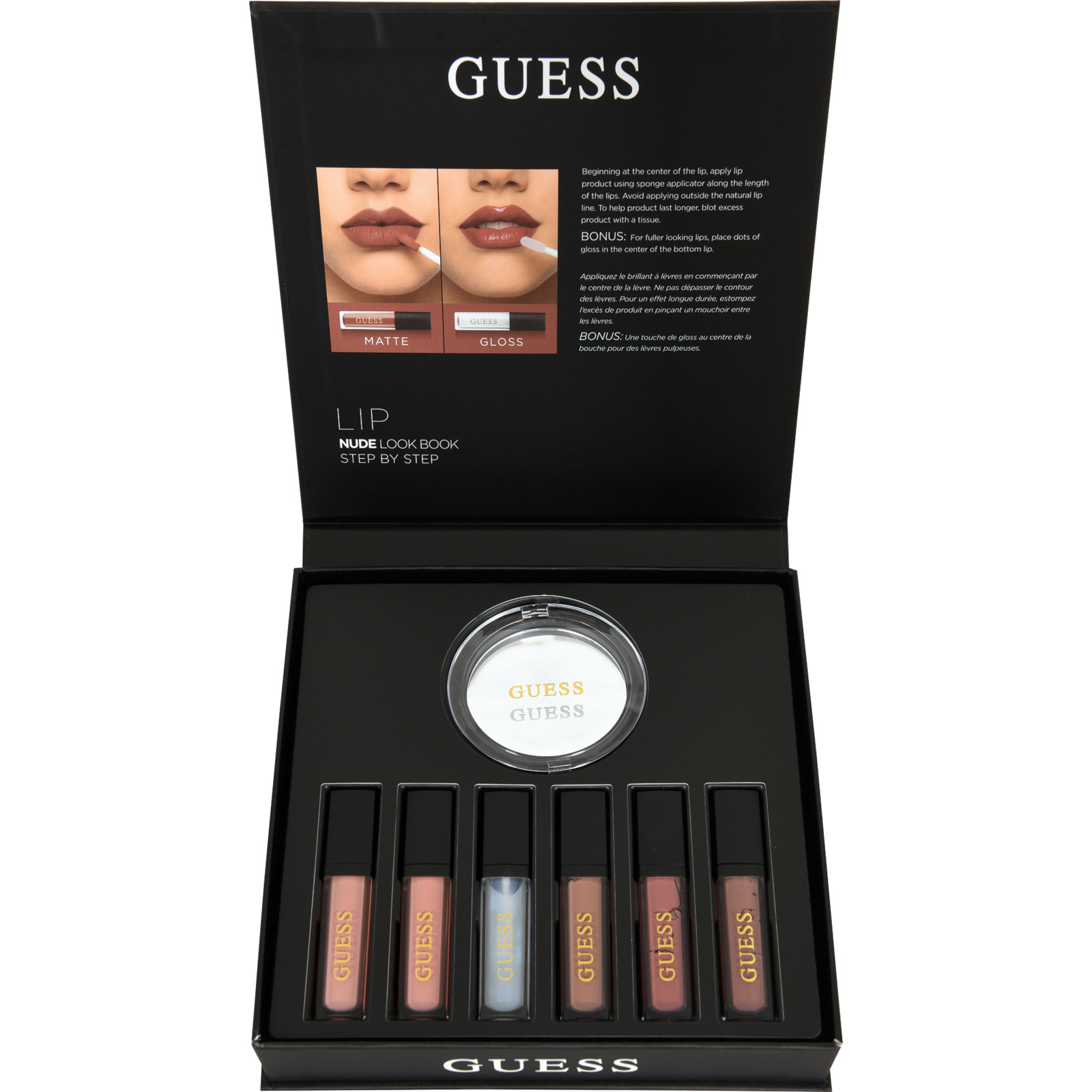 Guess Make-up Set Lip Nude, 7-teilig