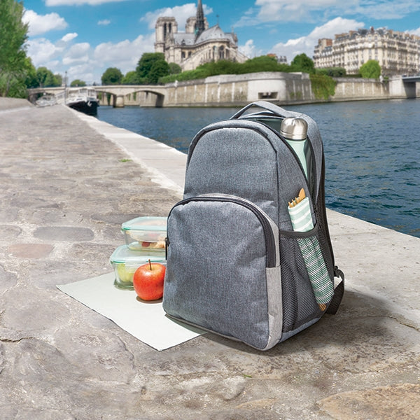 Sac à dos glacière isotherme 10 L gris Mathon