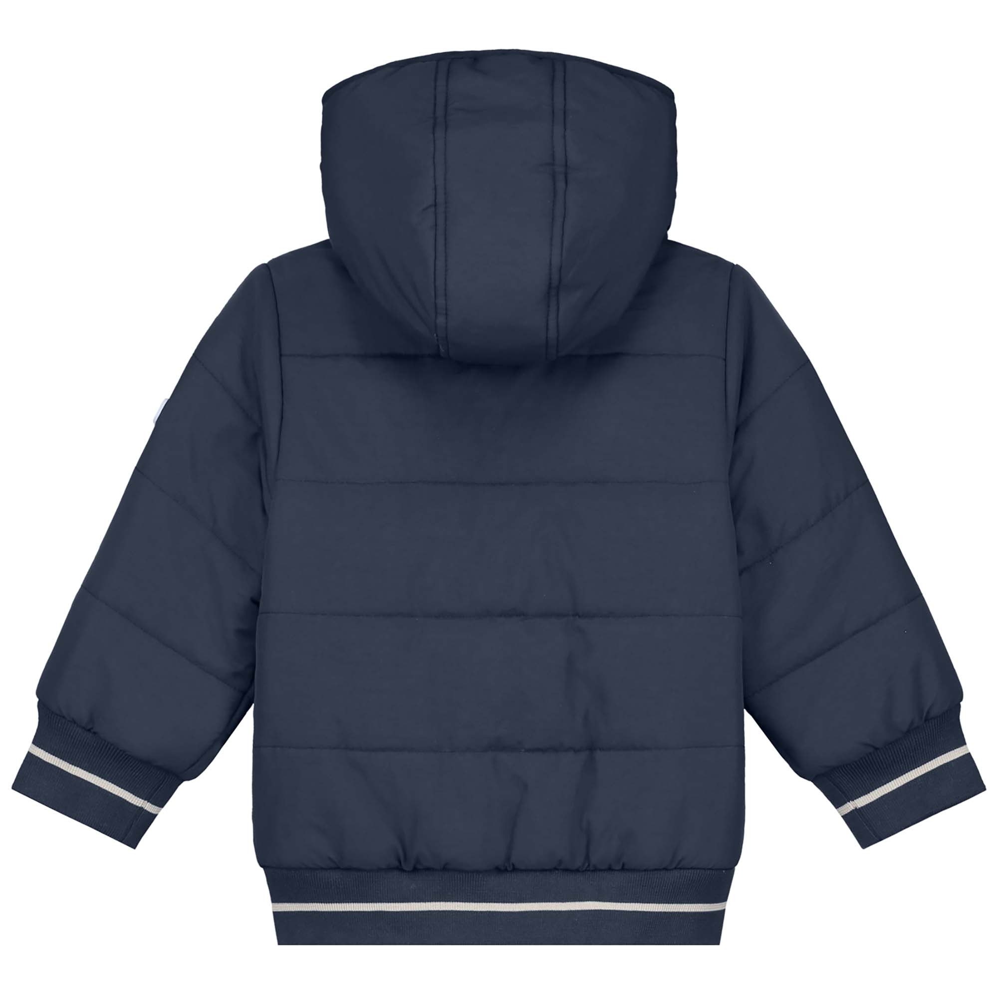 Prénatal peuter winterjas lange mouwen ruit blauw