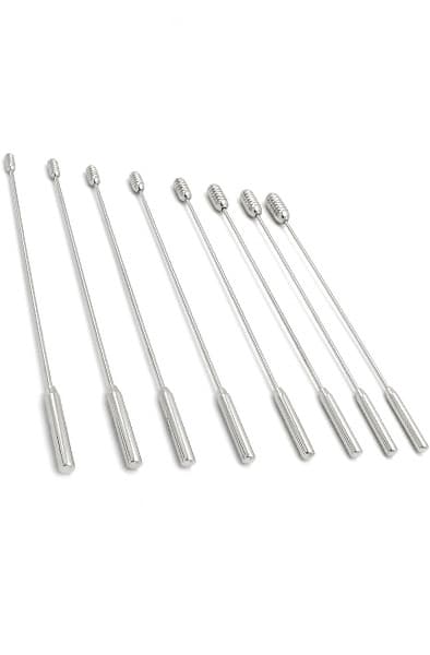 Urethral Sound Dilator Groved Beads 8-pcs Set