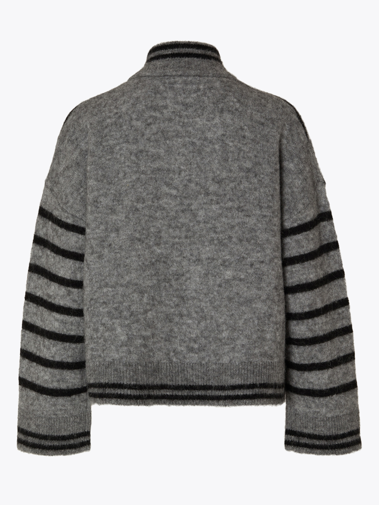 Sia Ras Stripe Long Sleeve Knit Cardigan