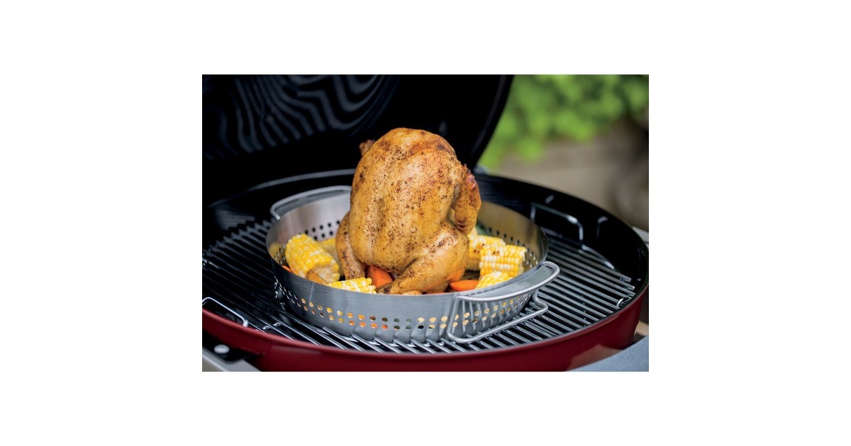 WeberGevogeltestomer grillkorf  (Roestvrij staal)