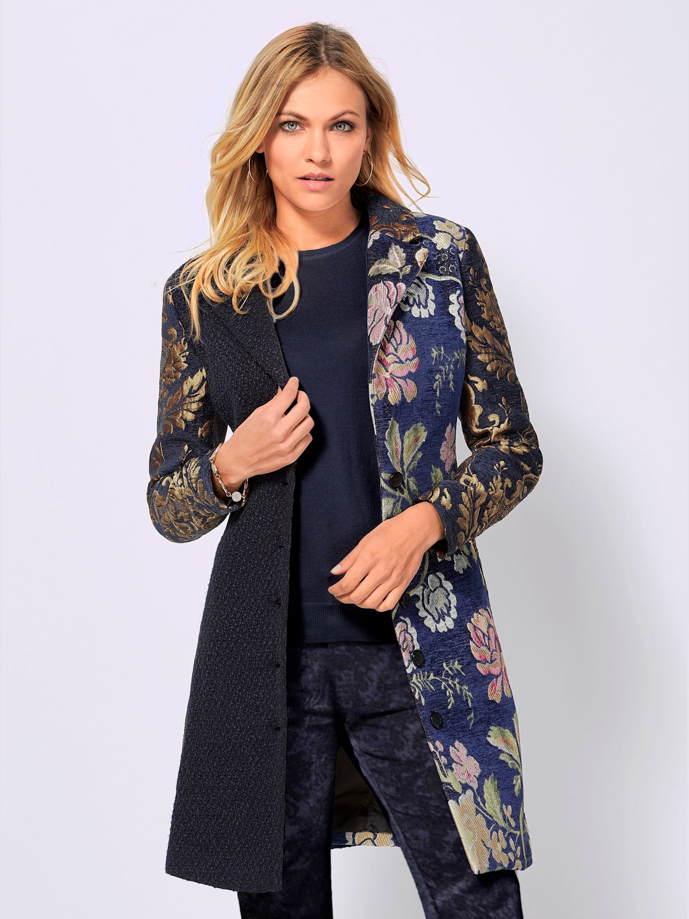 Blazer long coupe longue