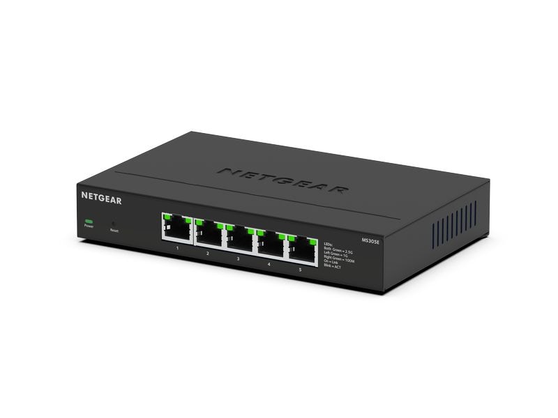 Netgear Switch MS305E 5 x 2.5G Port 5-Port Multi-Gigabit 2.5G Ethernet Unmanaged Switch
