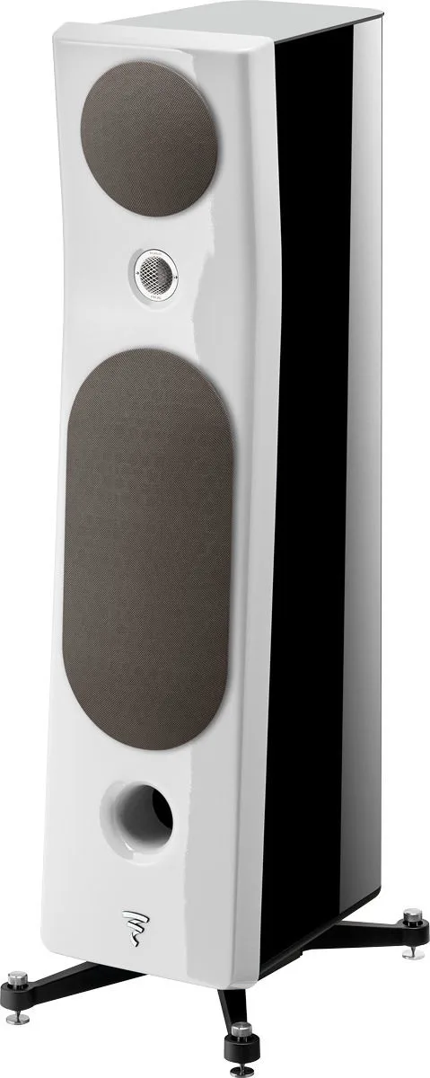 Focal Kanta N°3 Noir laqué / Blanc carrare (la paire) Enceintes colonne