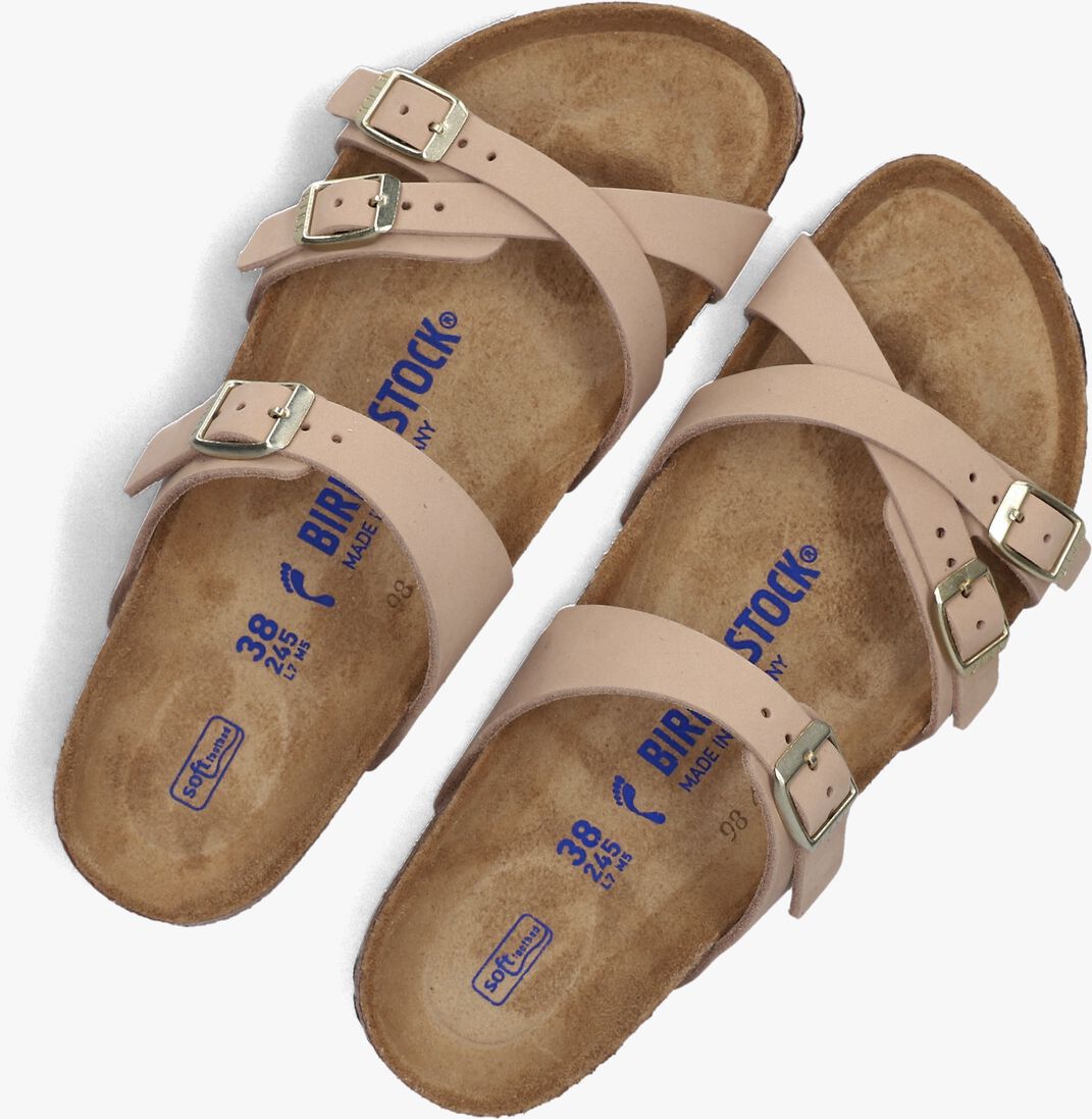 beige birkenstock slippers franca