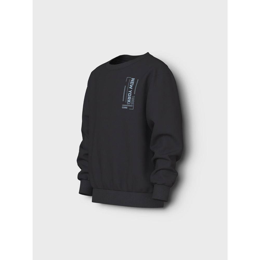 Køb Name It Black New York 1982 Nkmvasha Ls Nreg Sweat Unb