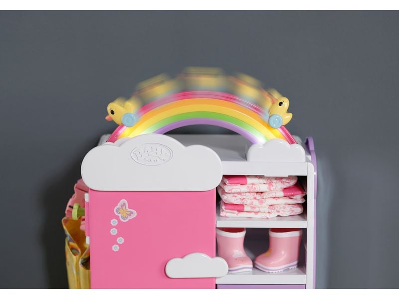 Baby Born Puppenzubehör Regenbogen Schrank Zubehör für die Puppe