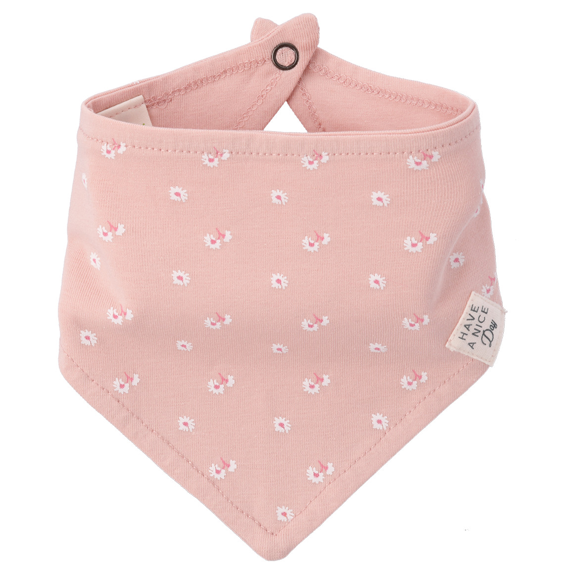 Topomini Pure Collection Baby Bandana mit Blümchen rosa