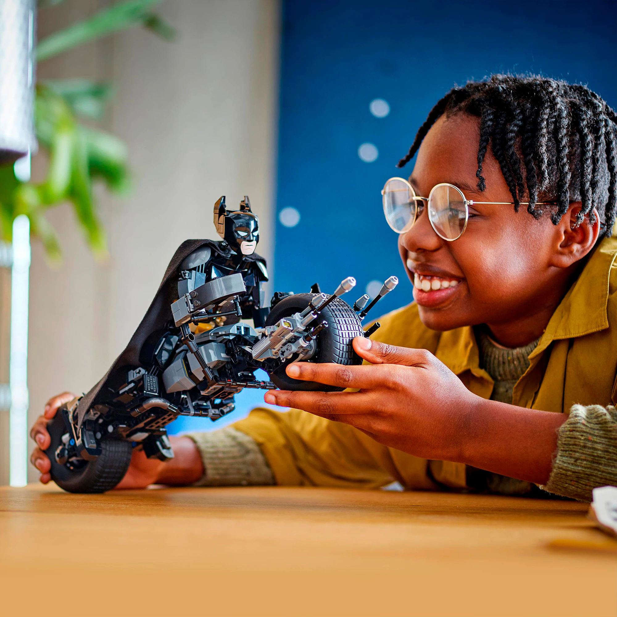 LEGO Konstruktionsspielzeug DC Super Heroes Batman Baufigur mit Batpod