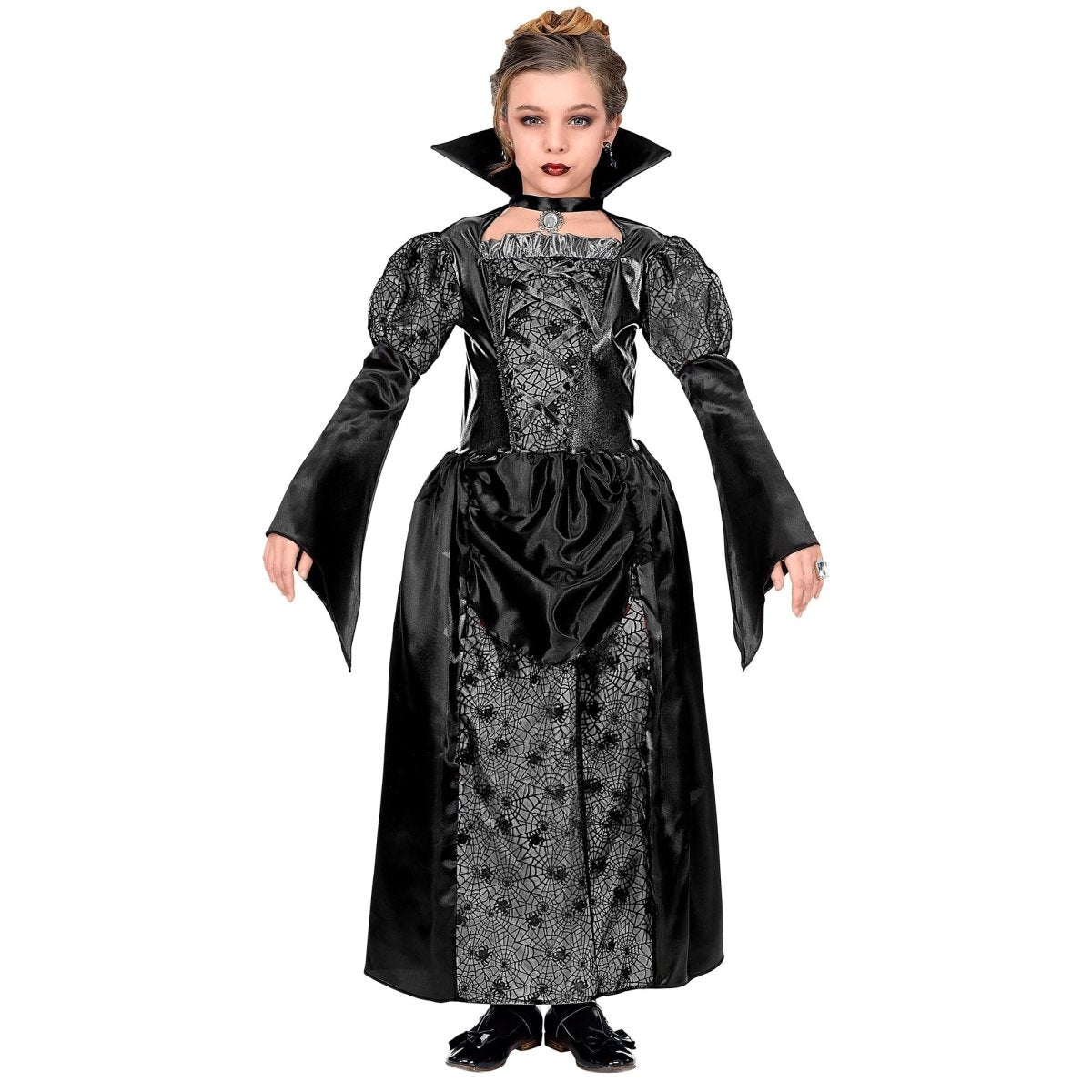 Halloween Jurk Zwart Meisje Vampier