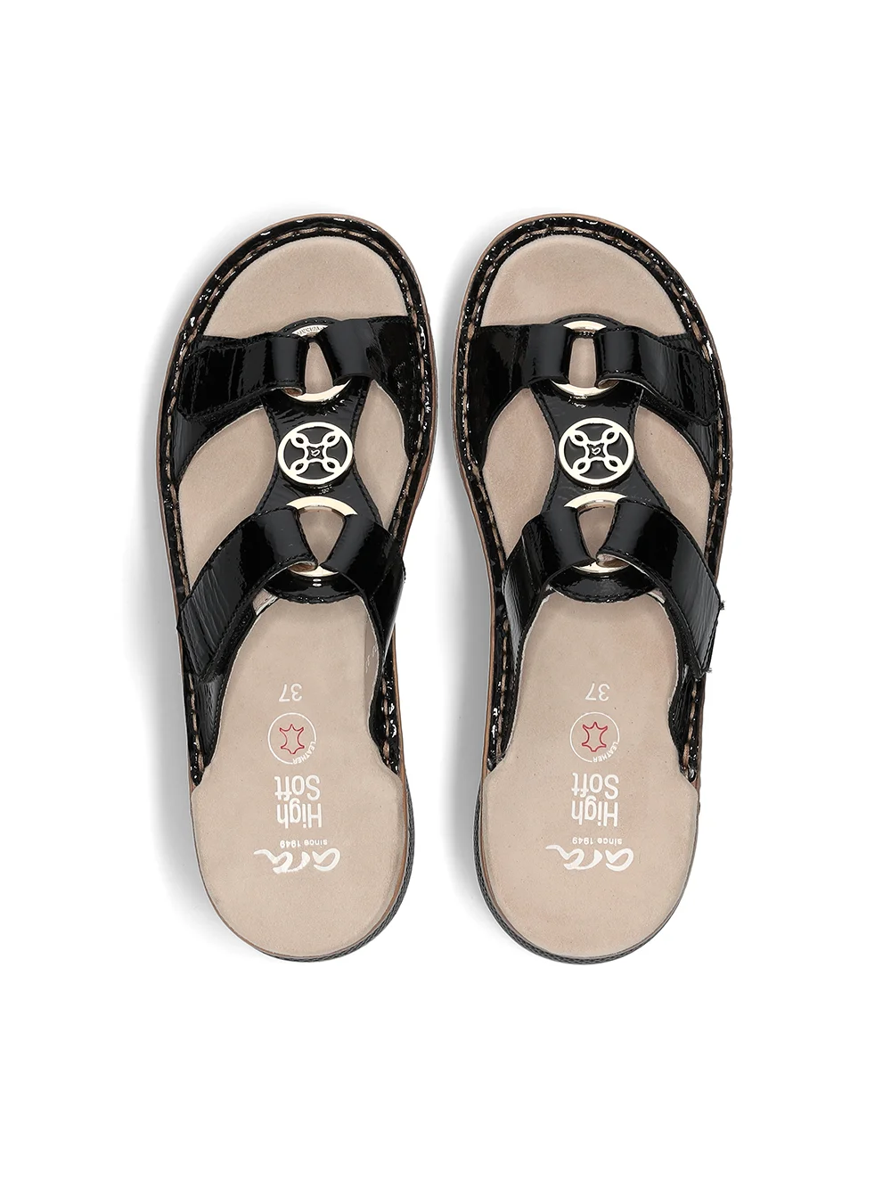 Pantolette Hawaii schwarz