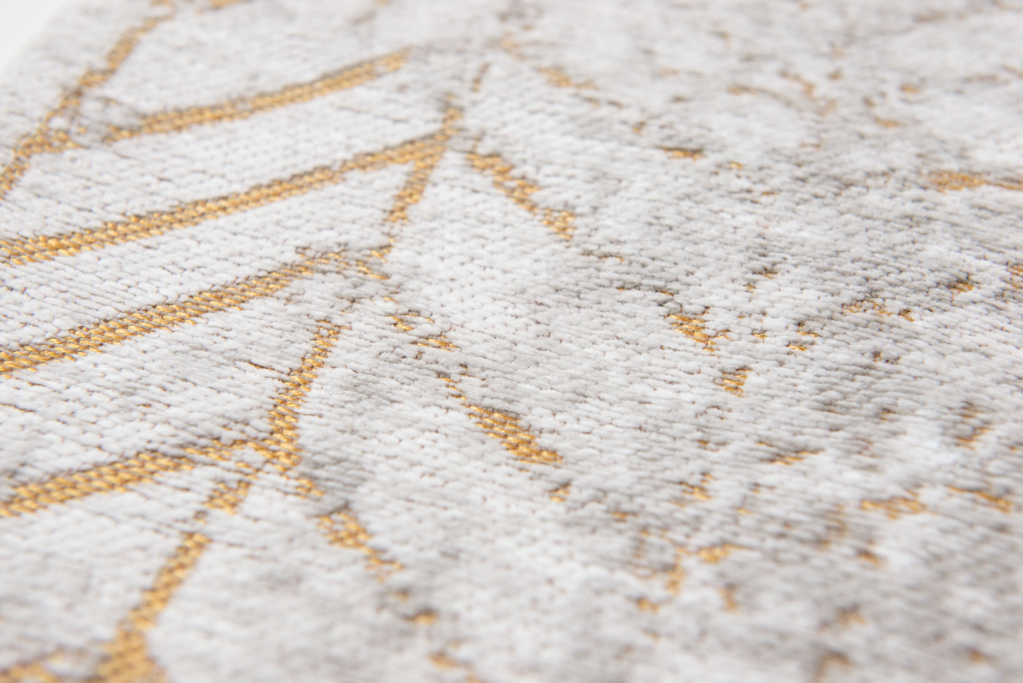 Ecorugs vloerkleed Jacob's Ladder goud ∅ 240 cm
