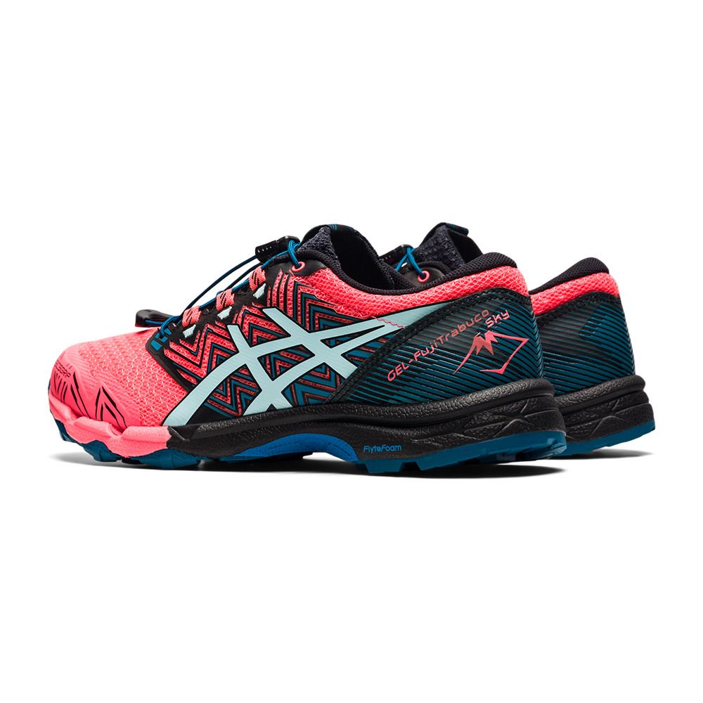 Asics GEL-FUJITRABUCO SKY - Chaussures trail Femme blazing coral/clear blue