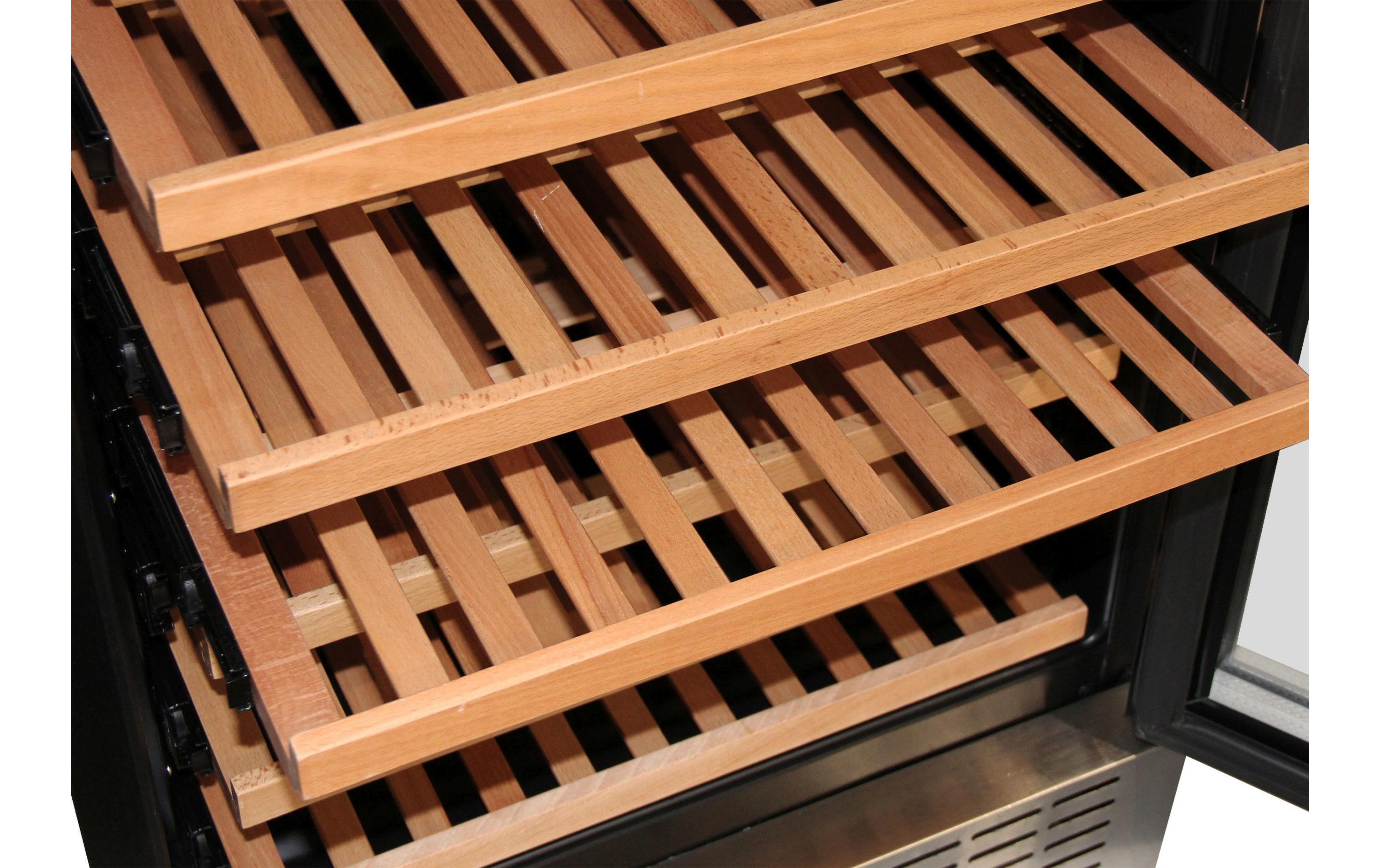 Weinklimaschrank WKH120F01 Schwarz, Rechts<br>Freistehender Weinkühlschrank
