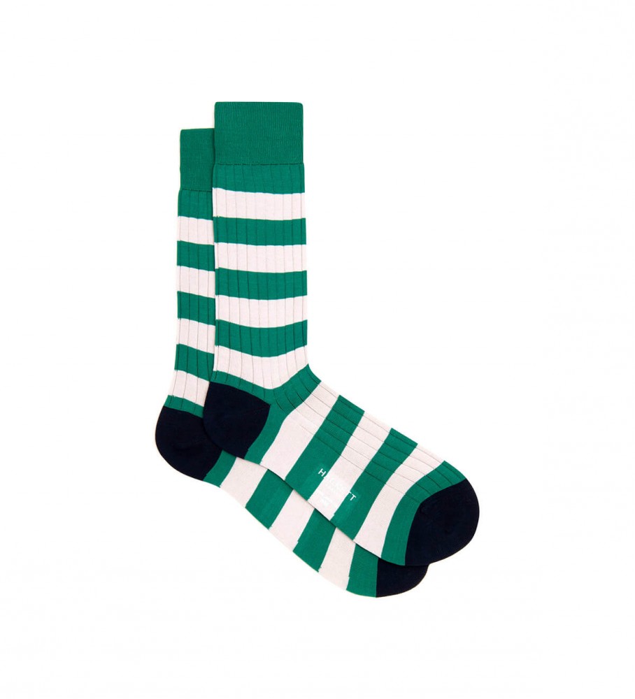 Meias de rugby Hackett verdes