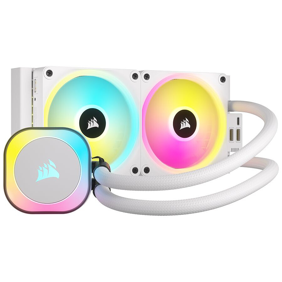 Corsair ICUE Link H100I - Blanc