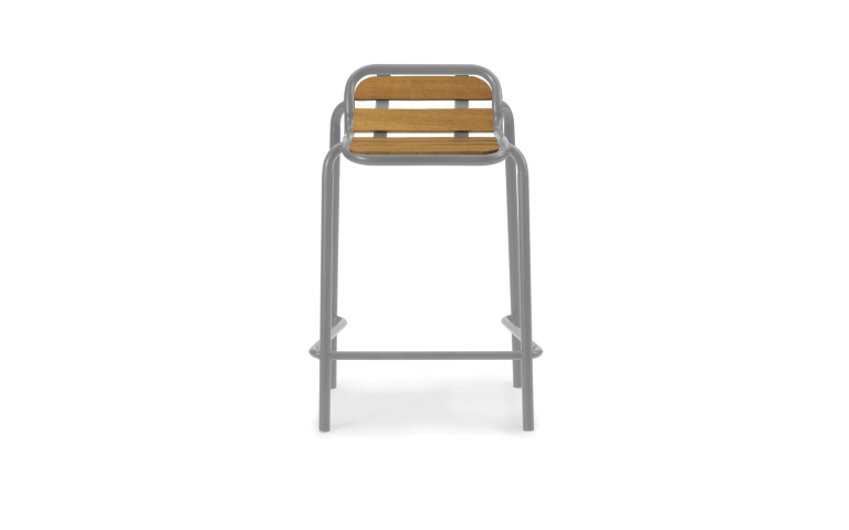 Normann Copenhagen Vig Wood barkruk 65 zwart