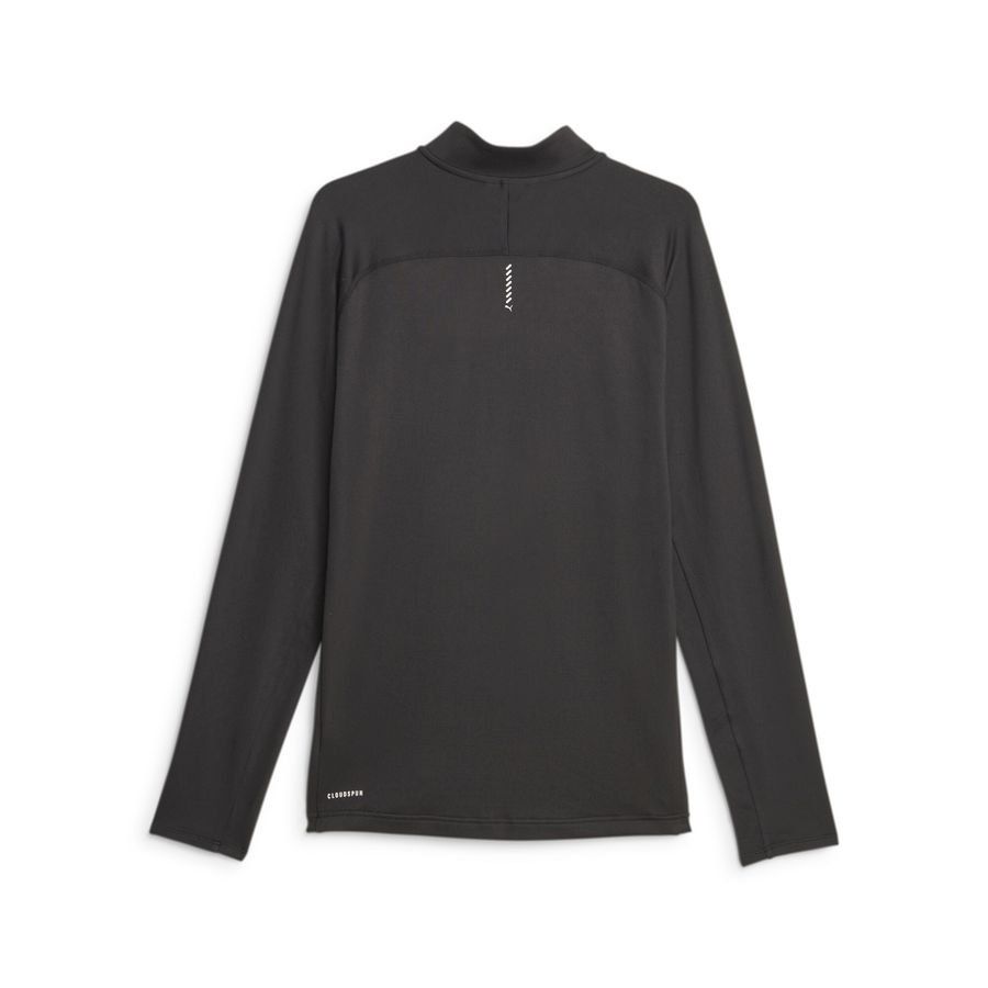 PUMA Haut Running 1/2 Zip CLOUDSPUN - Noir