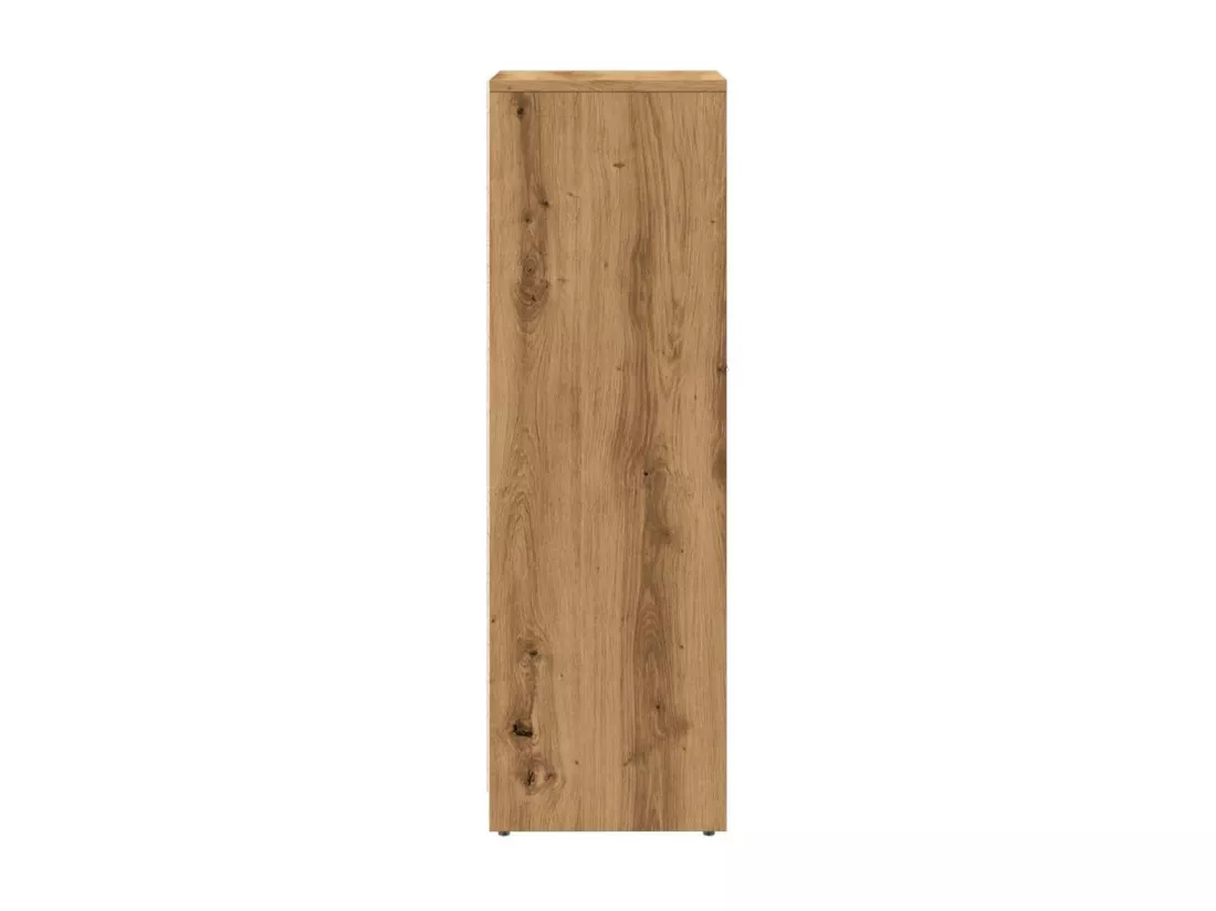 Armoire de bain chêne artisanal 30x30x95 cm bois d'ingénierie
