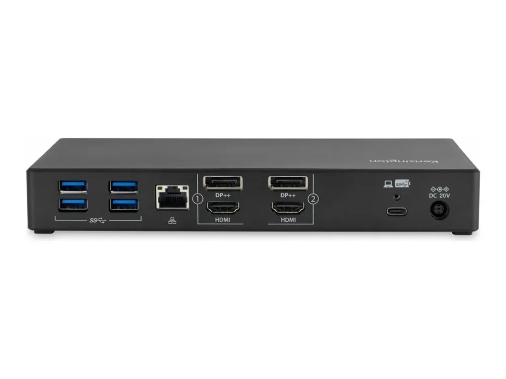 SD4781P USB-C® og USB-A Dual 4K-dockingstation Sort