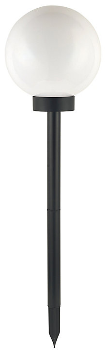 Balise à piquer extérieure LED intégrée solaire Kimberley 0.02W IP44 GoodHome noir