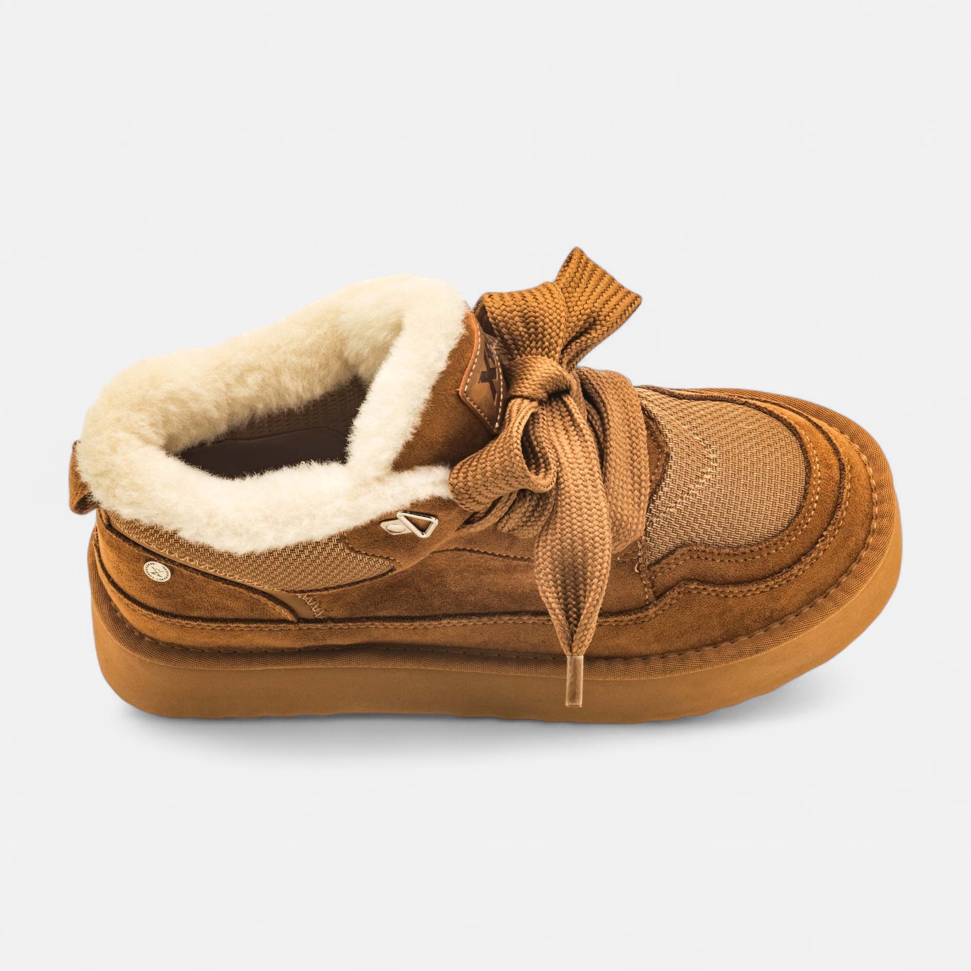 Baskets basses Femme cognac