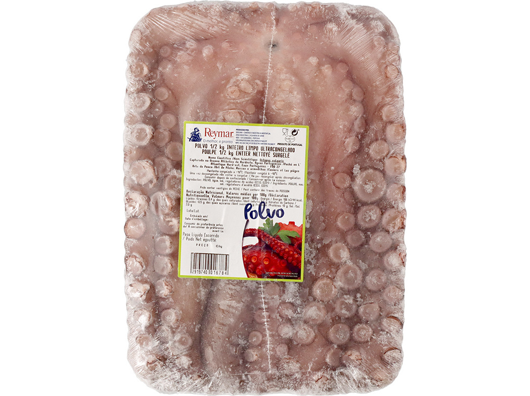 POLVO NACIONAL REYMAR CONGELADO (1 A 2 KG)