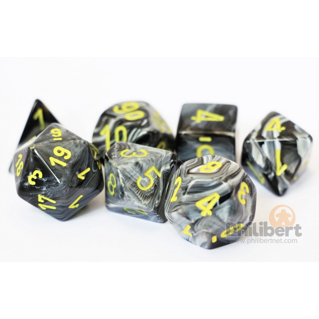 Set de 7 Dés JDR Chessex : Vortex