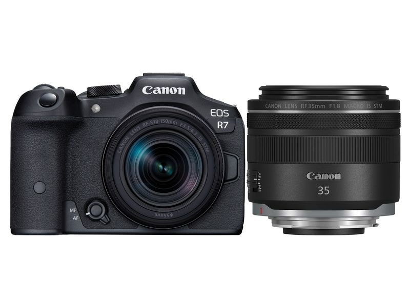 Canon Fotokamera EOS R7 inkl. RF-S 18-150 / 35 Kit EOS R Technologie trifft APS-C Design