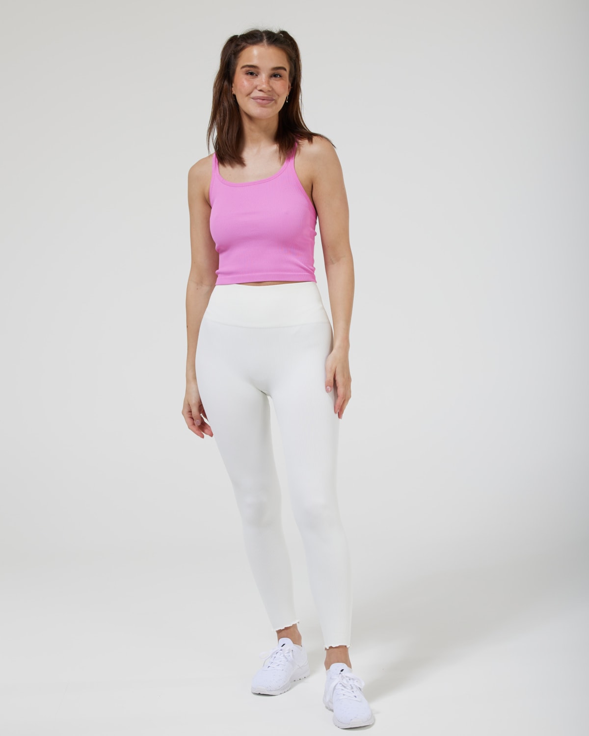 Bumpro Perfect Rib Crop Top Pink