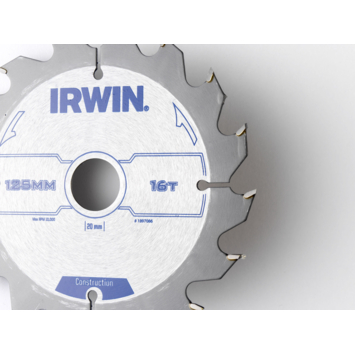 Irwin cirkelzaagblad125x20mm 16t