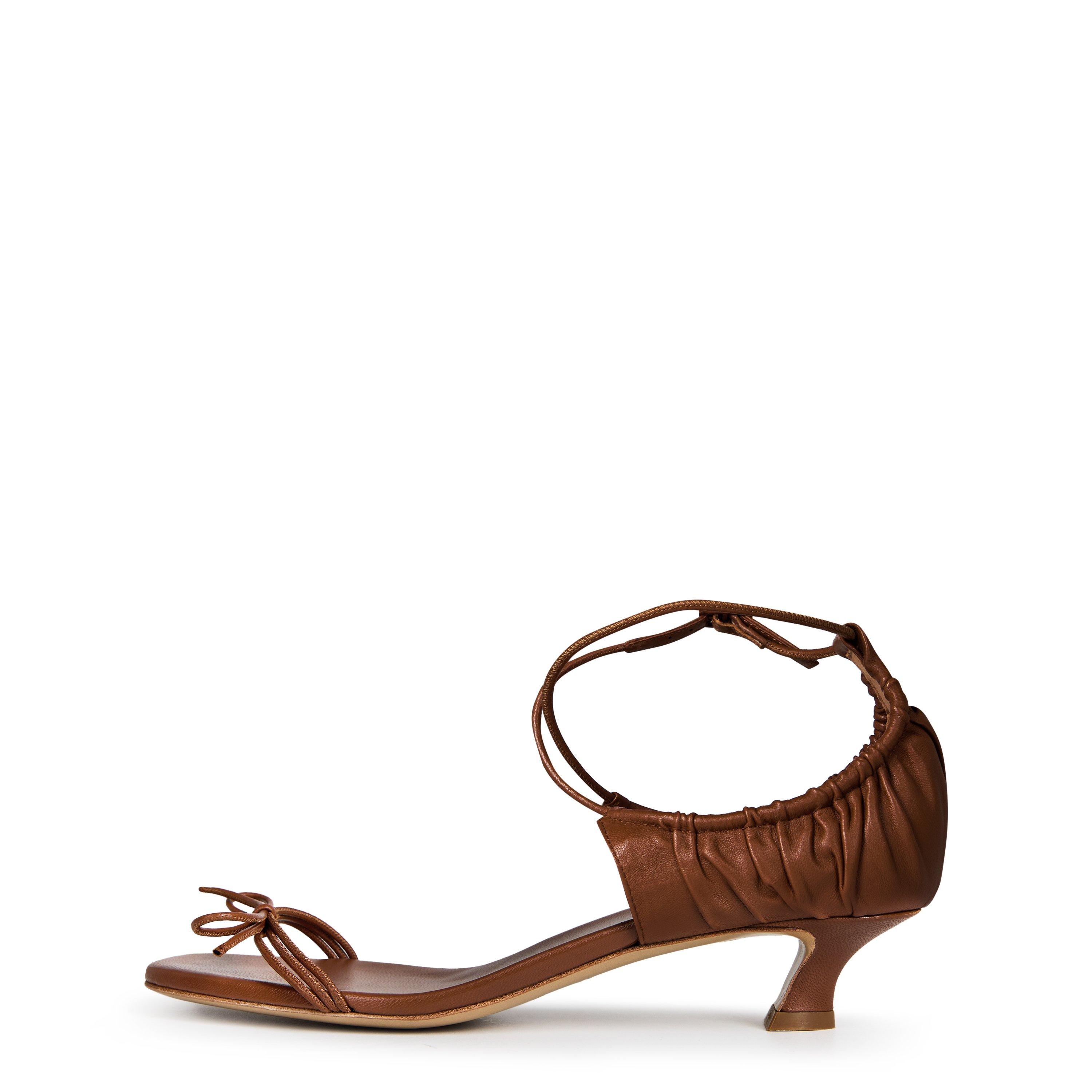 Emporio Armani Nappa Leather Sandals