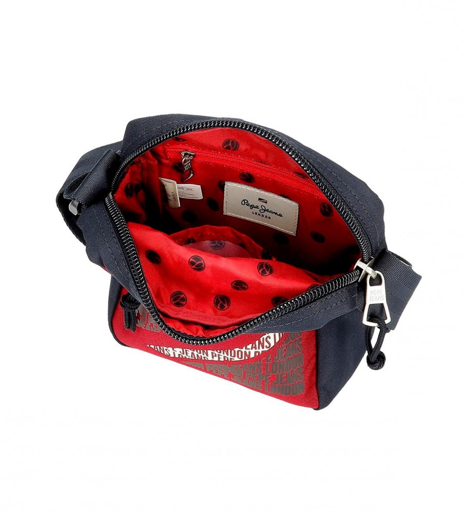 Bolsa de ombro Pepe Jeans Clark vermelha