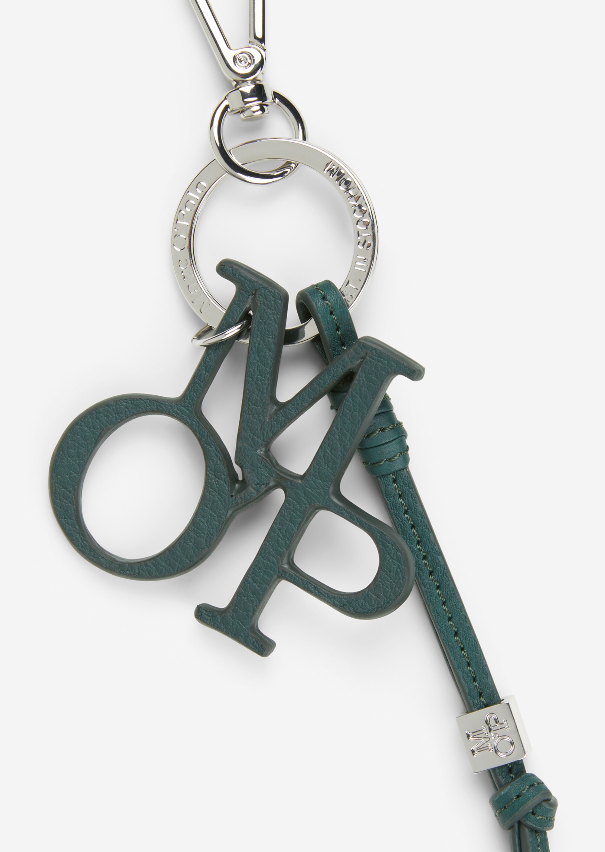 Schlüsselanhänger mit Leder-Logo