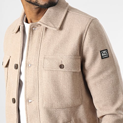 Surchemise Slim Beige