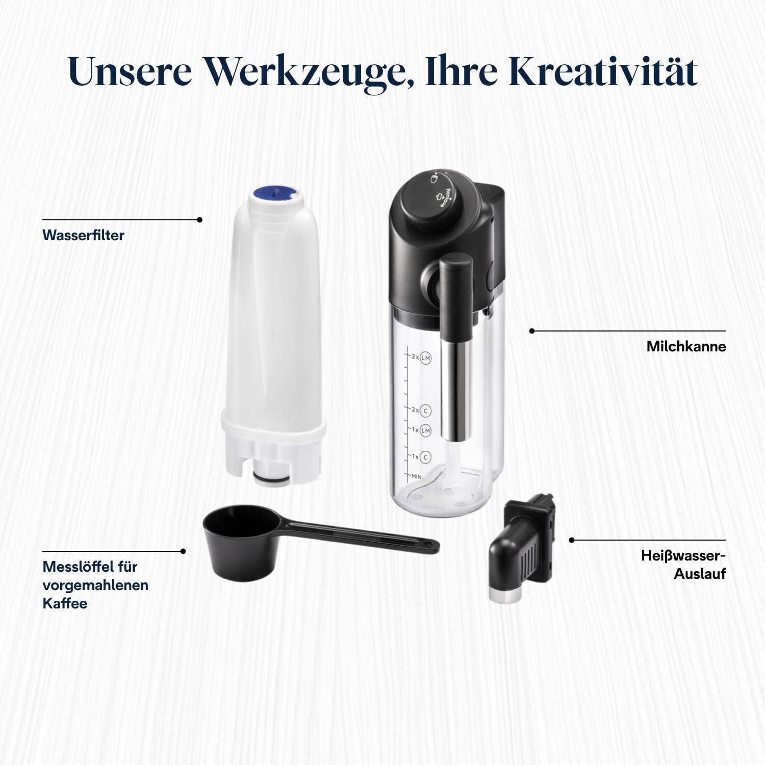 De'Longhi Magnifica Start - Perfetto Kaffeevollautomat mit LatteCrema-Milchaufschäumer, 4 One-Touch-Getränke, Cappuccino, Espresso Kaffeemaschine, Soft-Touch-Bedienfeld, Schwarz (ECAM220.91.B)