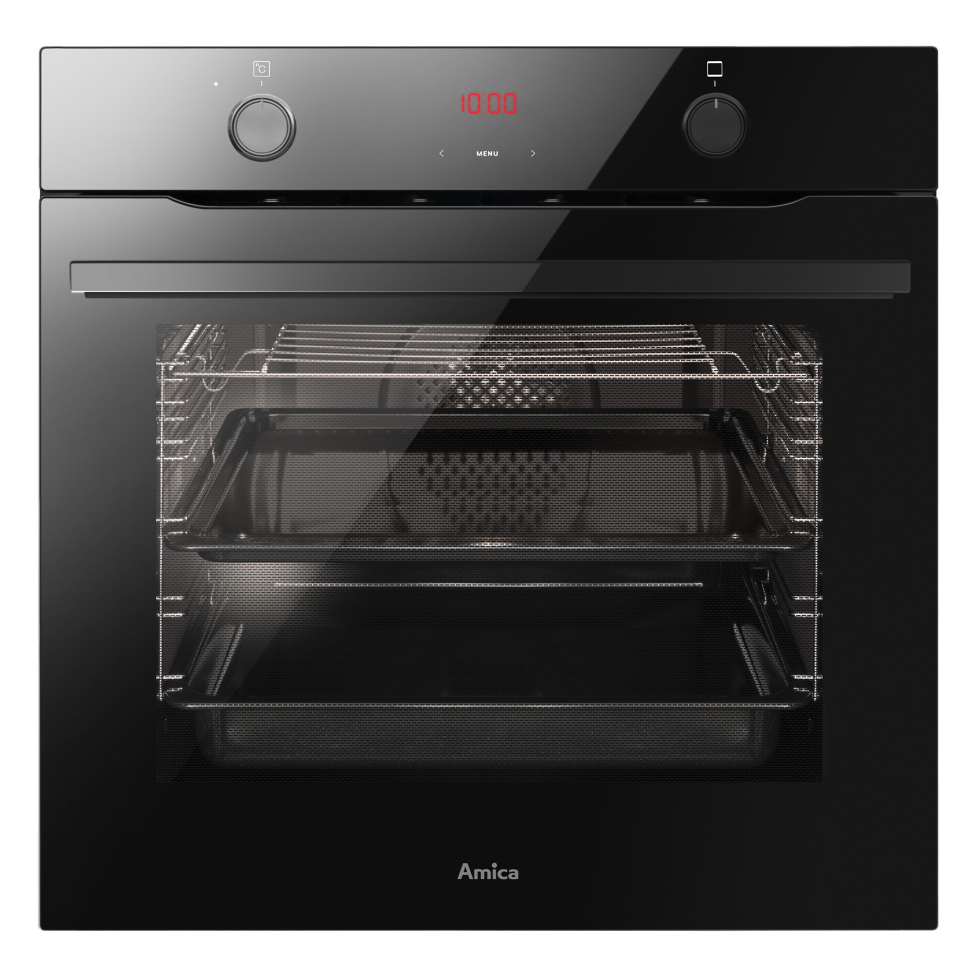 AMICA Einbau-Backofen EBX 943 600 S - schwarz matt - A